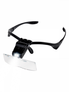 Лупа очки налобная увеличительная с подсветкой Орбита OT-INL59